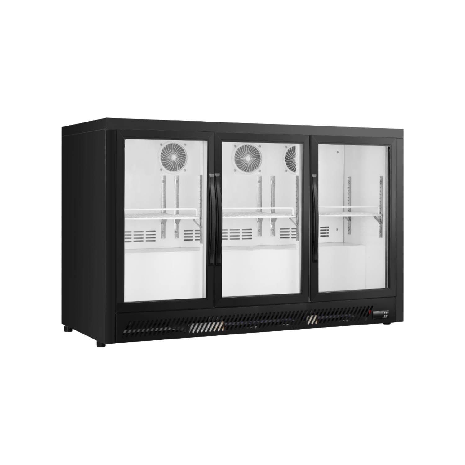 Upright Glass Door Showcase BT Ventilated Cooling Back Bar Cooler Series -  1/2/3 Doors