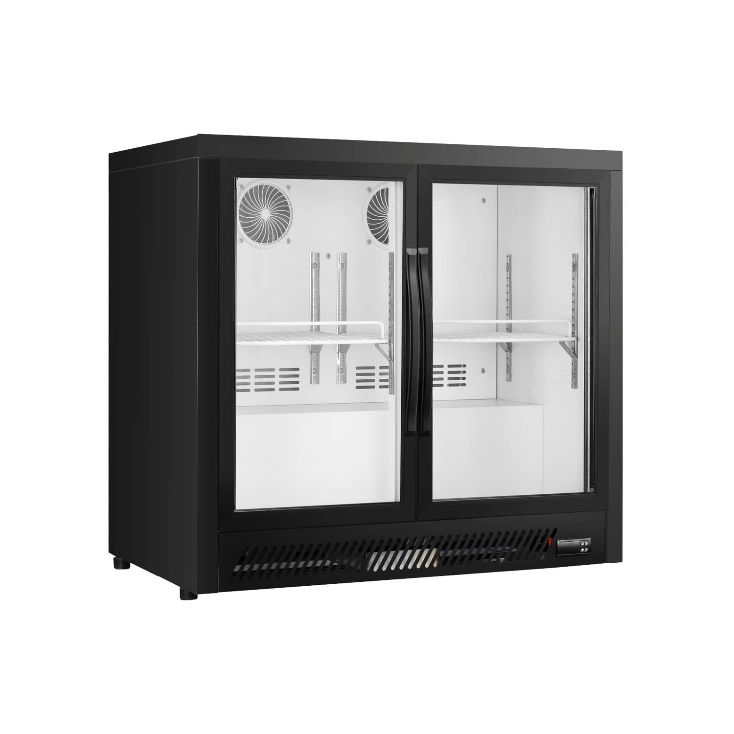 Upright Glass Door Showcase BT Ventilated Cooling Back Bar Cooler Series -  1/2/3 Doors