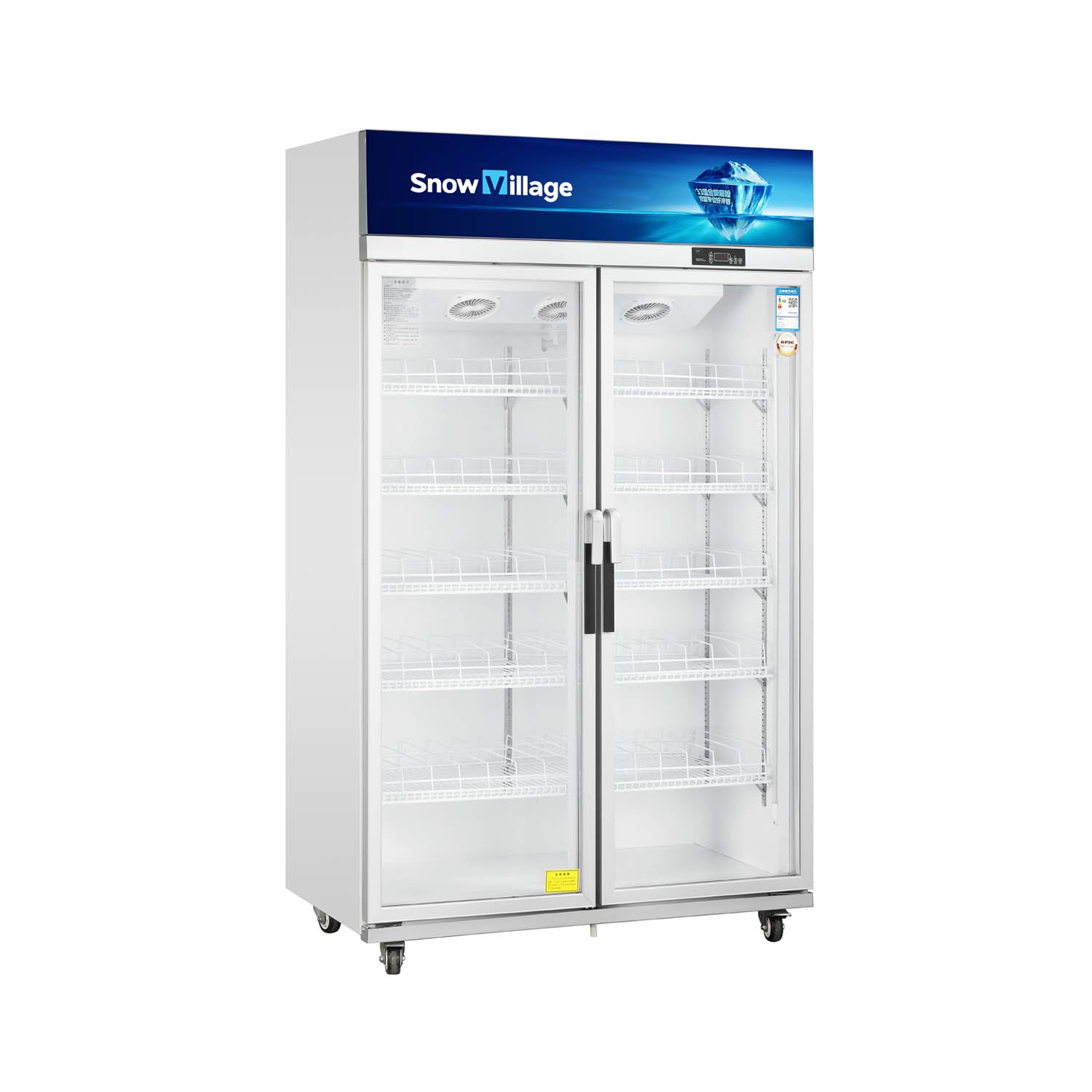 Upright Glass Door Showcase LC Standard Ventilated Cooling Refrigerator Series - 2/3 Doors