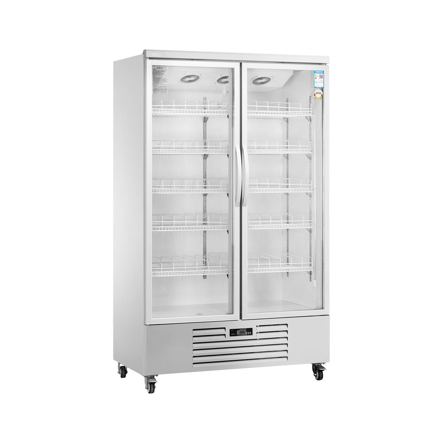 Upright Glass Door Showcase LC Standard Ventilated Cooling Refrigerator Series - 2/3 Doors