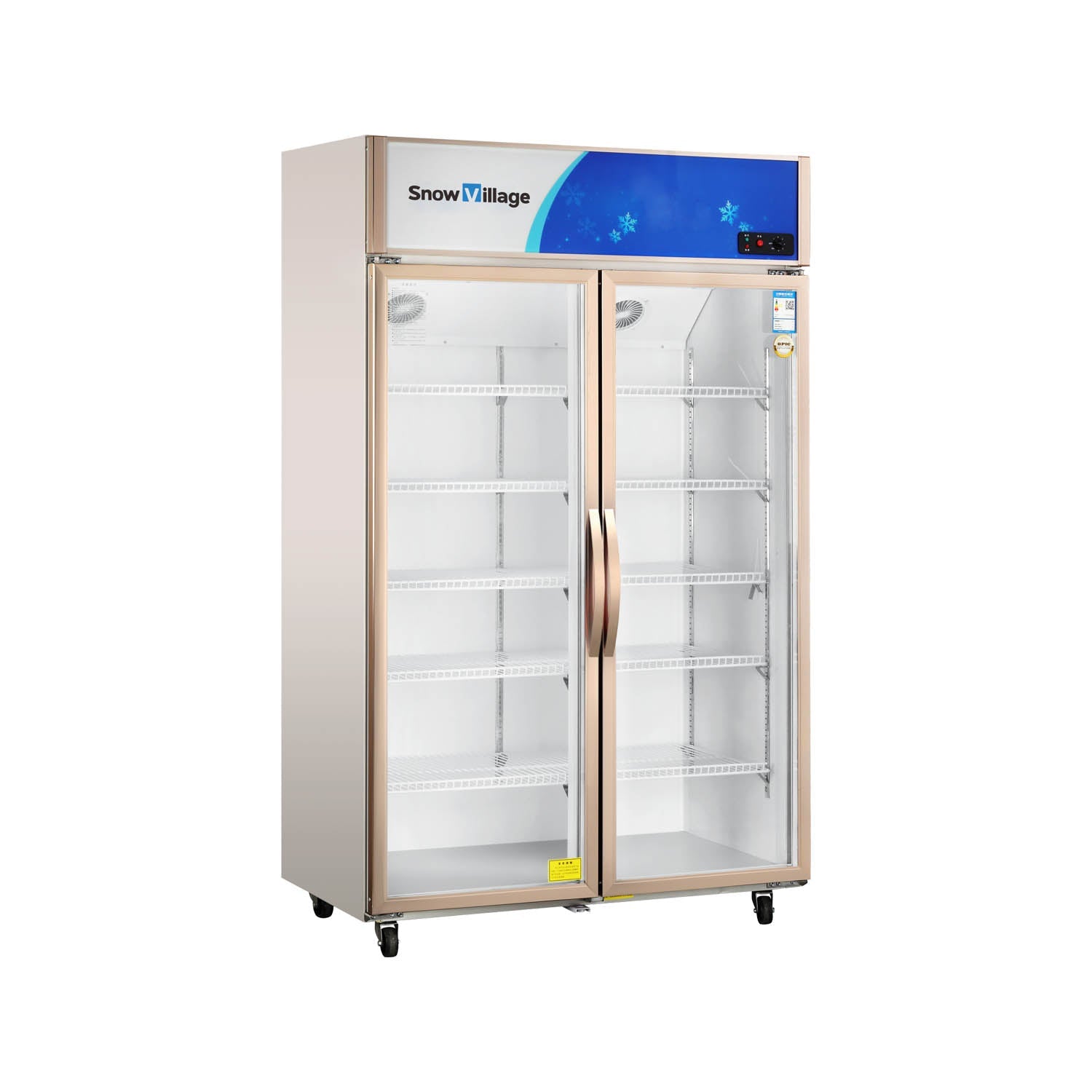 Upright Glass Door Showcase LC-KX/KS Standard Static Cooling Refrigerator Series - 2/3 Doors