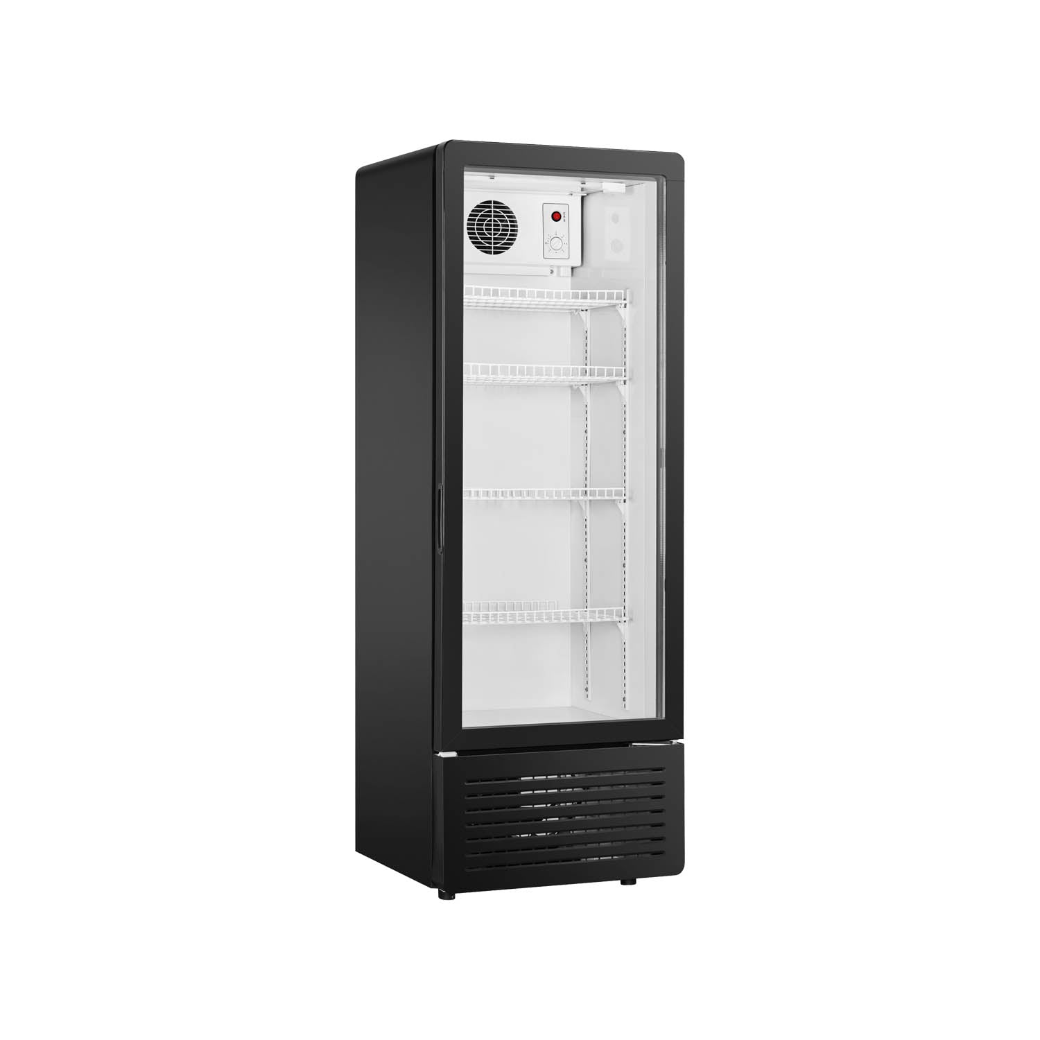 Upright Glass Door Showcase LC Static Cooling Refrigerator Series - Single Door (Flat Top)