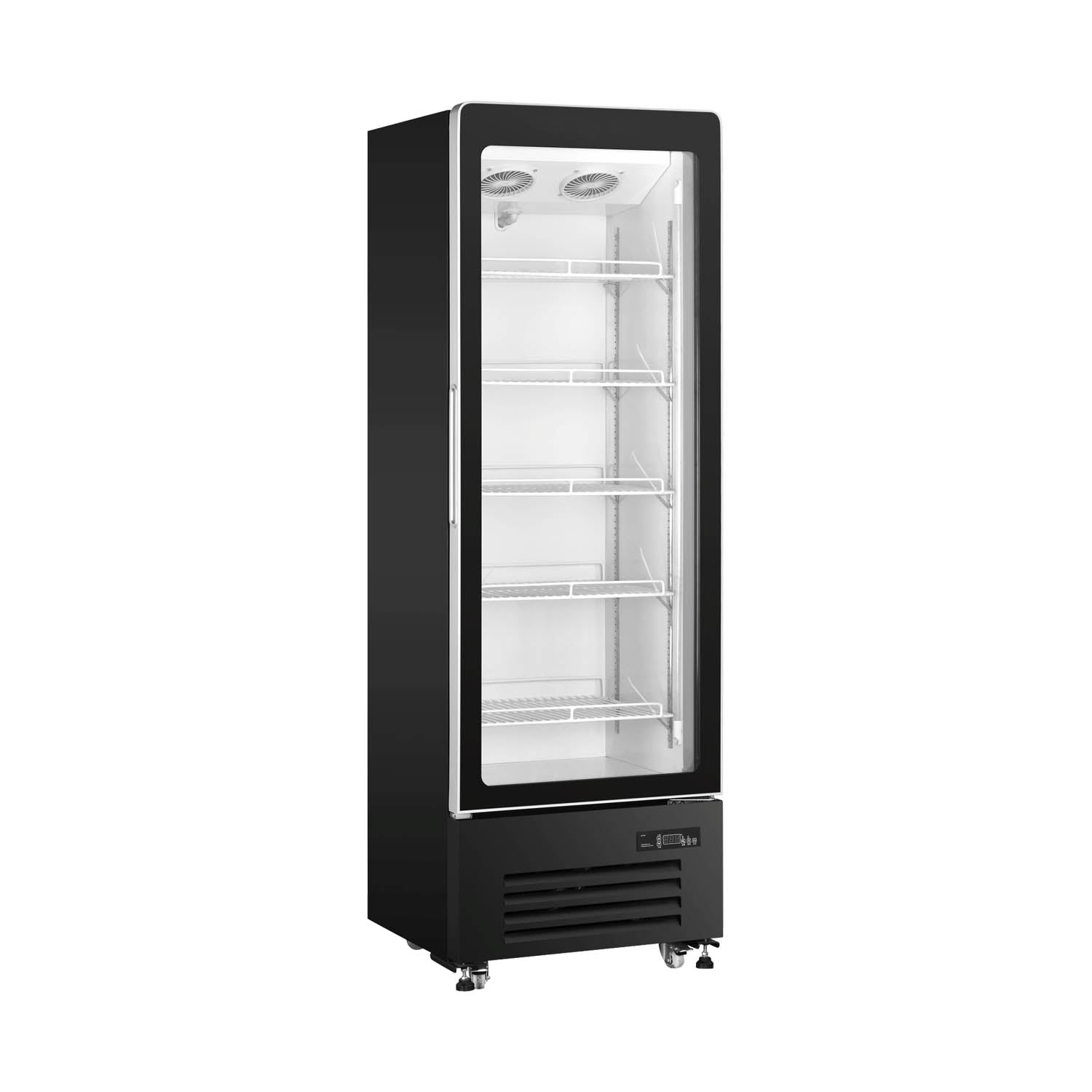 Upright Glass Door Showcase LC Ventilated Cooling Refrigerator Series - 1/2 Doors