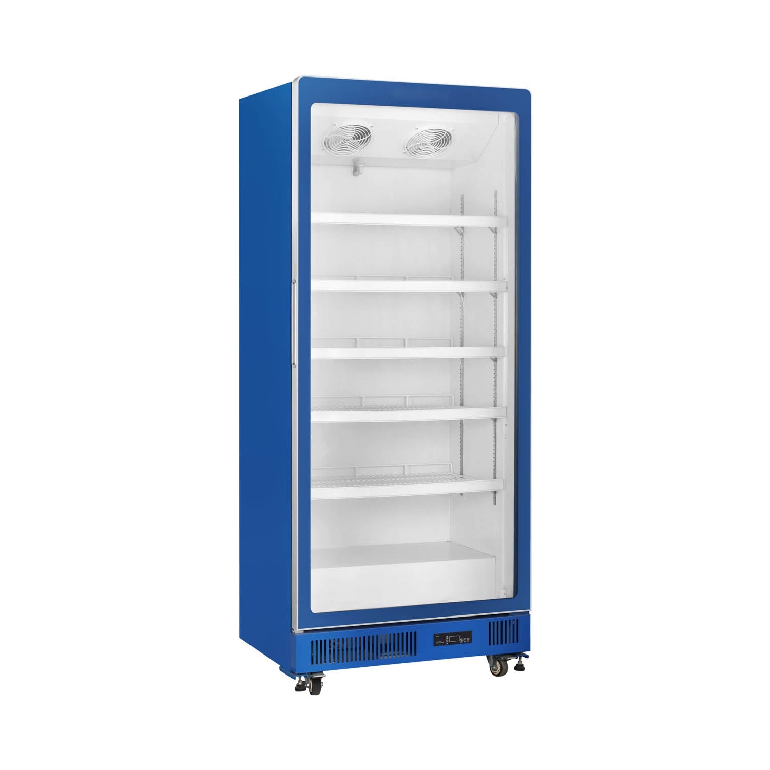 Upright Glass Door Showcase LC Ventilated Cooling Refrigerator Series - 1/2 Doors
