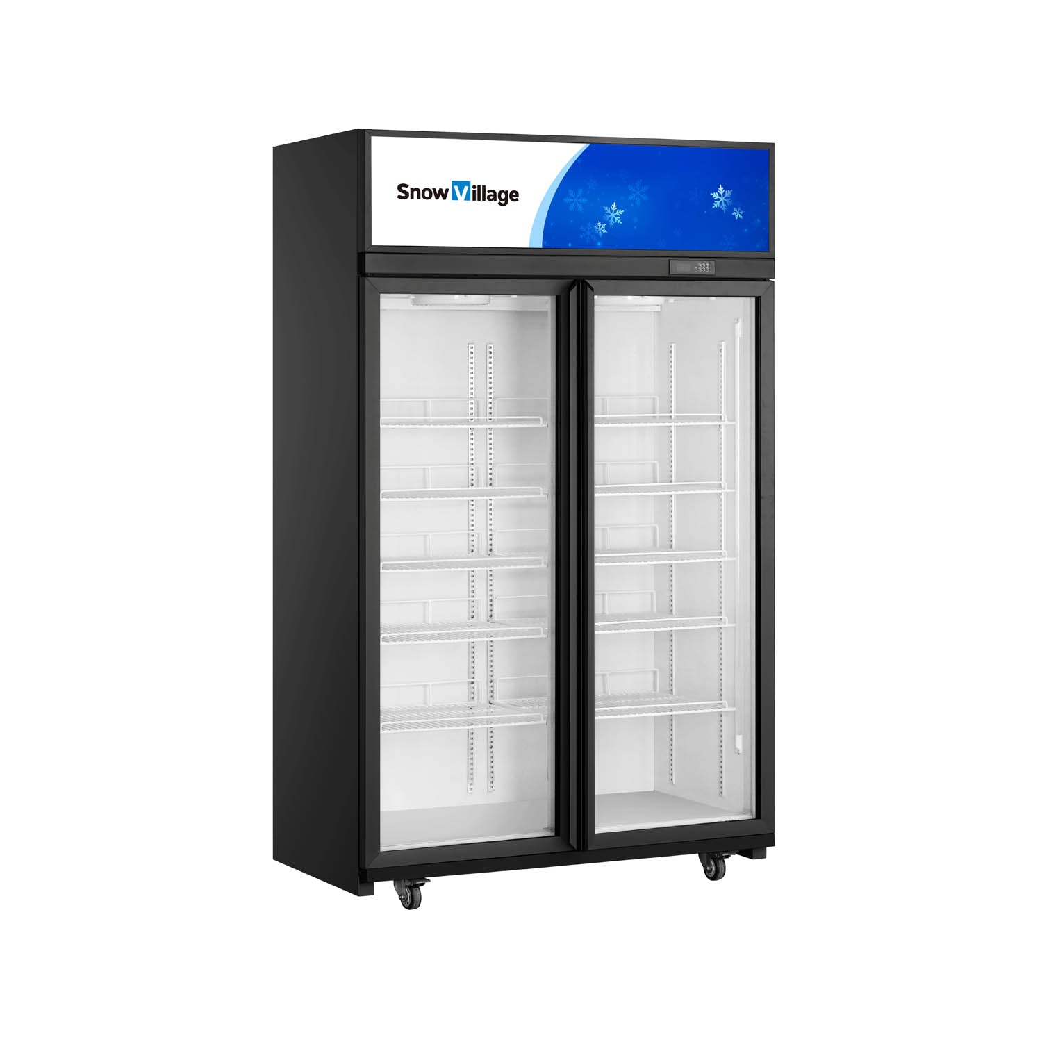 Upright Glass Door Showcase LC/LD Ventilated Cooling Refrigerator Freezer Series - 1/2/3/4 Doors