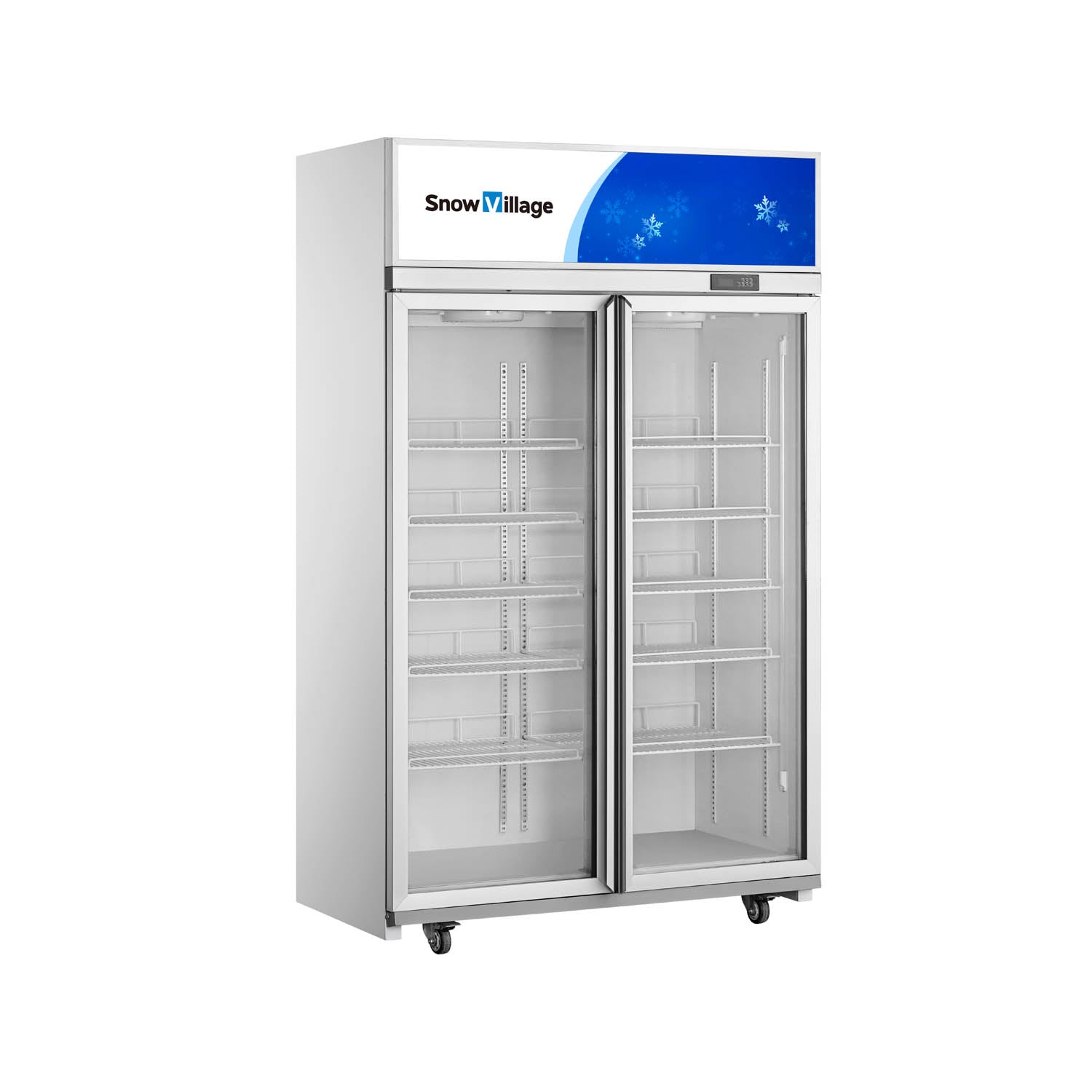 Upright Glass Door Showcase LC/LD Ventilated Cooling Refrigerator Freezer Series - 1/2/3/4 Doors