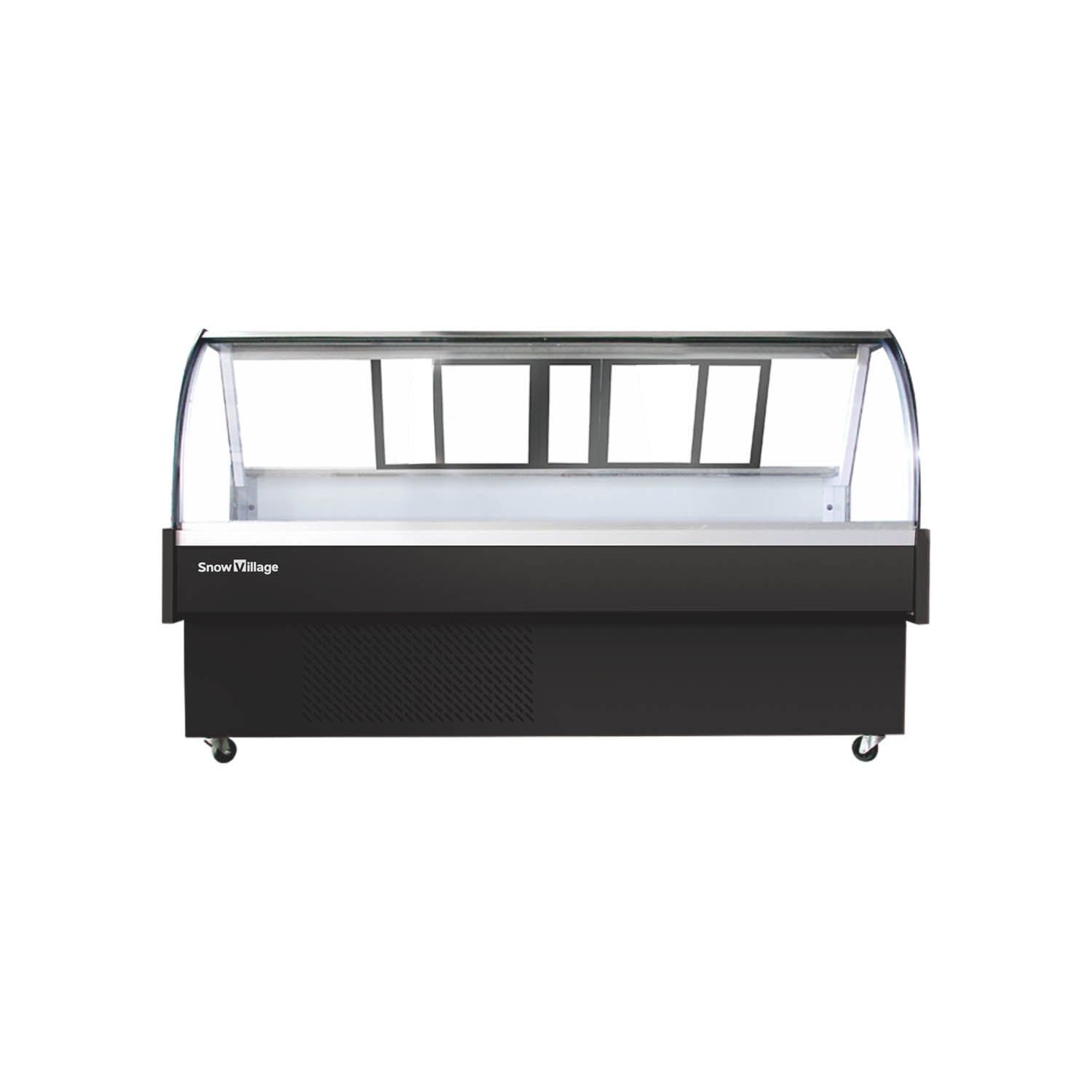 Horizontal Open-Top XC-XR Refrigerator Static Cooling Series - Curved Type (Front/Rear Sliding Door)